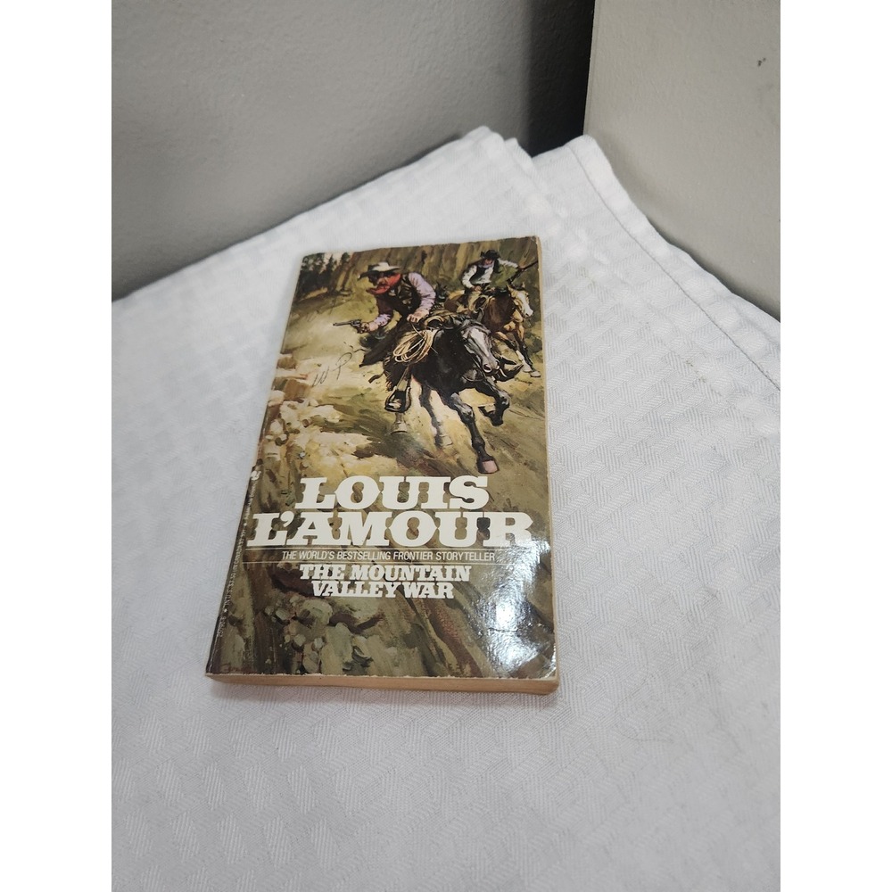 Louis L'Amour The Mountain Valley War Western Paperback Book Vintage